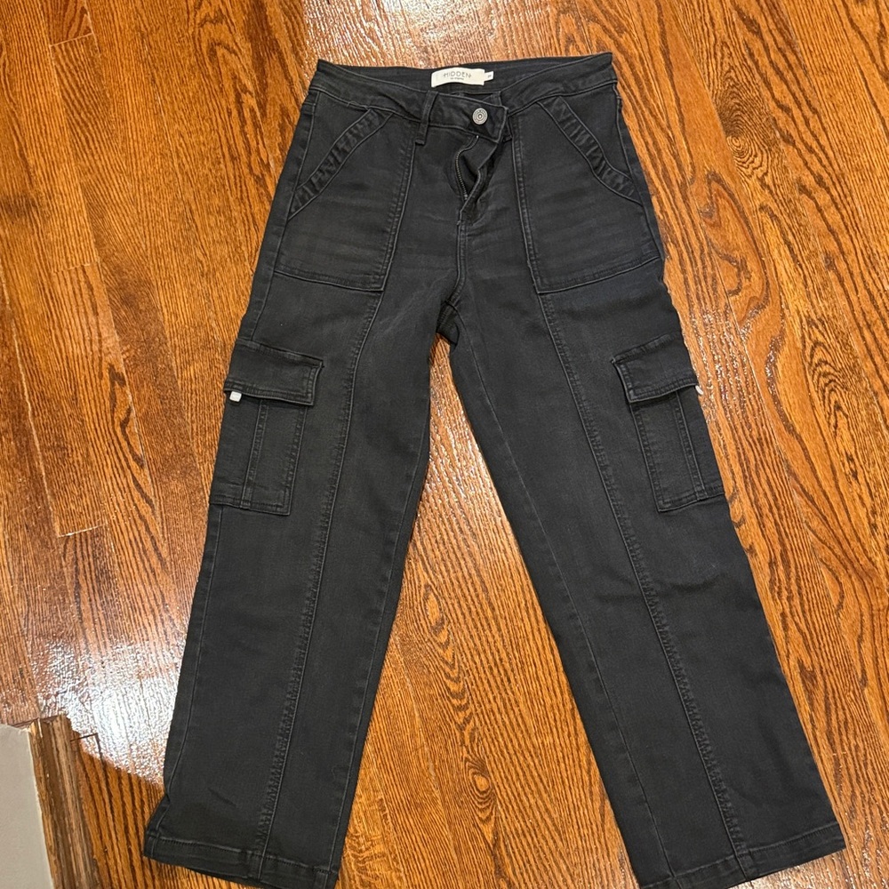 Black Cargo Women Jeans